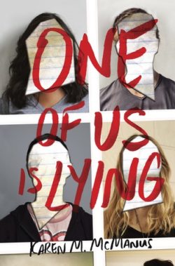 Bee Reviews ONE OF US IS LYING by Karen McManus Bee Reviews ONE OF US IS LYING by Karen McManus